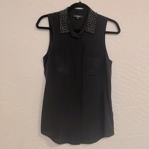 Madewell silk sleeveless blouse size M